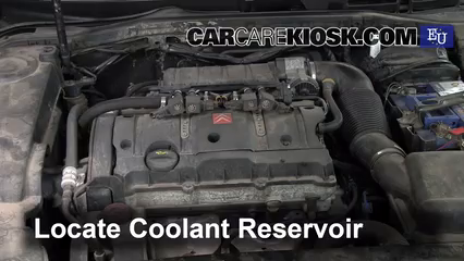 2005 Citroen Xsara SX Hatchback 1.6L 4 Cyl. Coolant (Antifreeze) Check Coolant Level